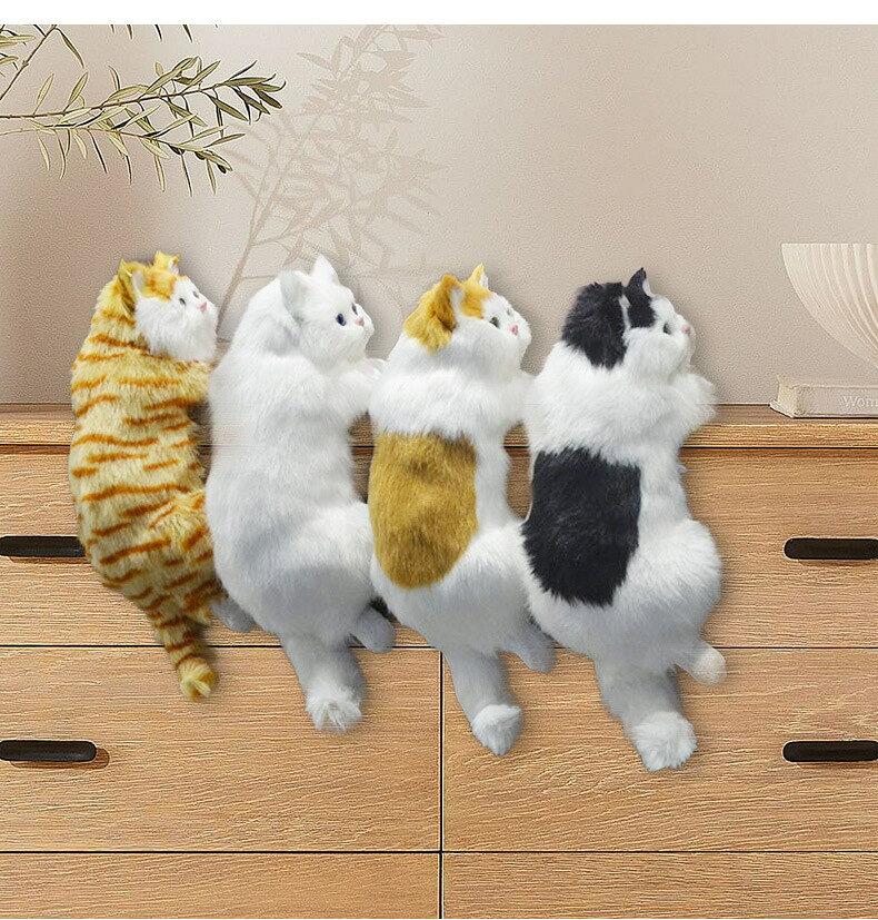 ぬいぐるみ アニマル 猫 インテリア 部屋 飾り 置物 プレゼント 癒し 柔らか かわいい おしゃれ おもしろ 飾り 贈り物 車内アクセサリー お土産