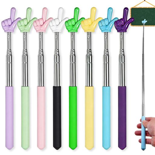INJOYTEC 8 本セット 教室用指示棒 伸縮式教師用教鞭 手持ち指示棒 ミニ伸縮タイプ プレゼンテーション・授業に欠かせない教室必需品 nextstore0507-10084019 NEXT STORE17 パッケージ画像