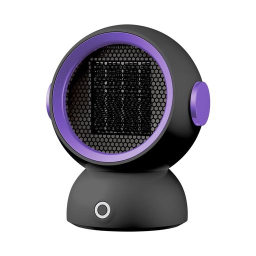 CHUDAセラミックヒーター小型電気ファンヒーターミニ軽量卓上足元電気暖房2秒速暖静音600W/12 ...