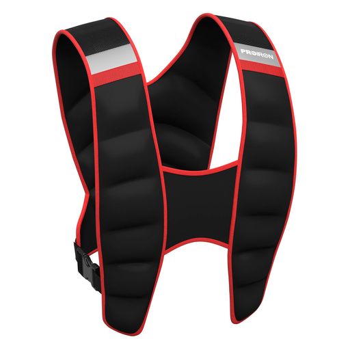 PROIRONウエイトベスト加重ベスト重量ベスト負荷運動自重トレーニング腹筋スクワット等男女兼用夜間安全反射ベルト10KG