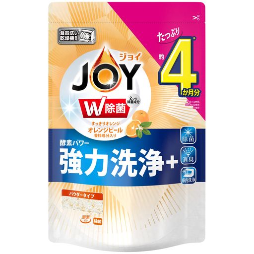 食洗機用ジョイ 食洗機用洗剤 オレンジピール成分入り 詰め替え 490g