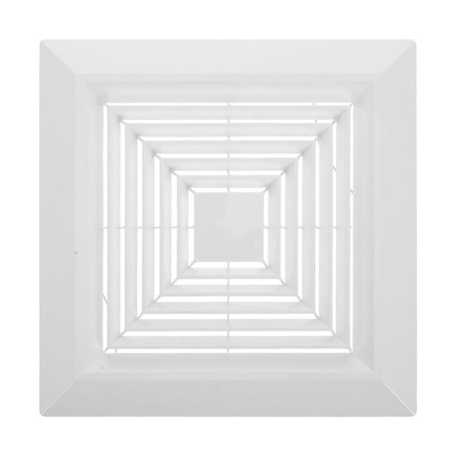 GLEAVI浴室用換気扇カバー:プラスチックグリル天井換気カバー、スプリングエアアウトレット付き、クイ..