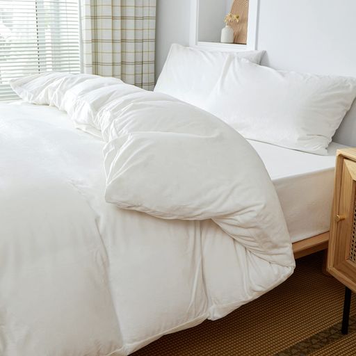 掛け布団カバーシングルあったか秋冬用極細マイクロファイバー吸湿発熱速乾静電気防止かけ布団カバー毛..