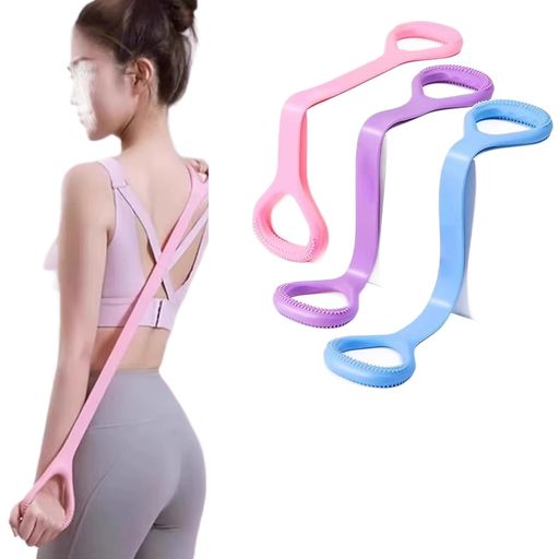 ストレッチチューブ3個セット高弾性滑り止め可愛いカラーエクササイズバン...(4.0)