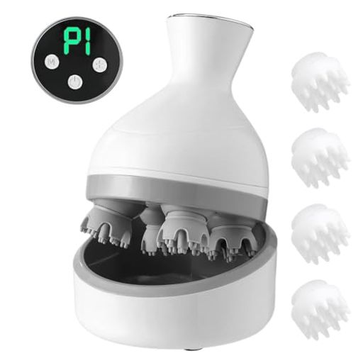 【2025新登場】ヘッドスパ電動頭皮ブラシスカルプブラシ3D振動頭皮/顔/ボデイーケア液晶ディスプレイ低騒音軽量母の日父の日敬老の日誕生日ギフトプレゼント日本語取扱説明書