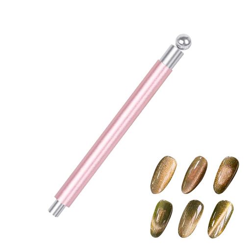 【サイズ】10*1cm、細い側の直径:0.6cm、 太い側の直径:0.8cm。 【高品質素材】加工されたアルミニウム製で、滑りにくく、手にフィットしやすく、適度な太さなので長時間作業しても疲れにくいです。 【強力磁力】強力な吸着磁石で素早くスタイリングし、キャットアイの輝きも一層鮮やかに煌めきます。マグネットネイルは簡単で美しいです。 【サイズ違いの両頭式】細い側:ディテール調整、太い側:素早く吸光。小さいスチールボール磁石:磁力集中でガラスビーズキャットアイを簡単に作製、大きいスチールボール磁石:磁力広範囲でグリッター粗磁粉キャットアイに対応。 【携帯便利】コンパクトで精巧なデザインなので、収納ポーチやメイクポーチにも入れやすく、いつでもどこでも手軽にセルフネイルを楽しむことができます。