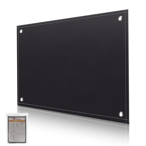 焚き火シートスパッタシート焚き火台シートチクチクしない焚き火シート黒【90*60cm】焚き火シート大型1500°C~1650°C耐熱シートシリコン溶接シート耐火シート防火シート防炎シートアウト…