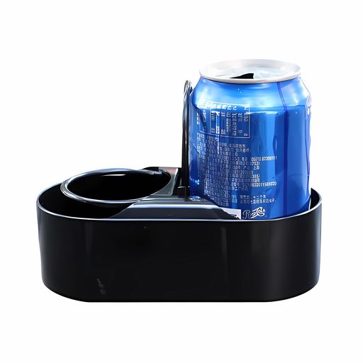 LEDMOMO車用ドリンクホルダー多機能カップラック滑り止め設計耐摩耗プラスチック製缶・ペットボトル対..
