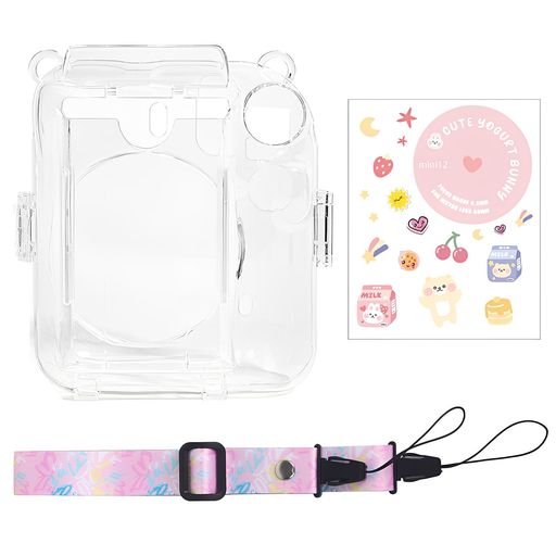 保護用カメラケース 互換 富士フイルム Instax Mini 12 対応 カートゥーンステッカ...