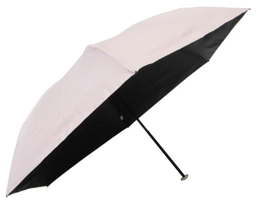 日傘折りたたみ傘超軽量160g日本洋傘協会基準の遮光・遮熱・UVをカットした晴雨兼用レディース携帯ミニ日傘(灰ピンク)