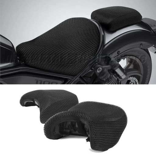 SPEEDBUMP レブル250 REBEL CM300 1100 CMX 1100 rebel 250 CMX500 Eliminator 500 400 SE E400 E450 E500適用 3Dオートバイ保護シートクッションシートカバー