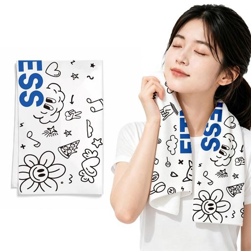 【持続冷却】濡らして振るだけで(ふりふりするだけで)、瞬時に水分を蒸発させ、肌の熱を逃がします。この物理的な冷却プロセスは、冷やし タオルや冷えタオルのように肌に優しく刺激がなく、冷蔵や電気の補助を必要としません。水分の蒸発によって冷却効果が回復するため、一度濡らすだけで長時間の効果が得られる冷却 タオルです。 【軽量で持ち運びに便利】100%ポリエステル繊維素材で、肌に優しく耐久性に優れています。驚くほど軽量でコンパクトに折りたためるため、バッグの中でもかさばらず持ち運びに便利です。冷感タオル 最強クラスの品質でありながら、冷却 タオル ポンチョとして携帯性も抜群。使い捨ての冷感タオルとは異なり、繰り返し使えて経済的です。 【UVカット】太陽光に含まれるUVA/UVBを効果的にカットします。濡れた状態でも安定した日焼け防止効果を発揮する冷感 タオルです。水分を利用して冷却しながら直射日光を遮断し、露出した肌に確実な物理的な日焼け防止バリアを提供し、日焼けのリスクを軽減します。 【吸汗速乾】一般的なコットンタオルのベタつきとは異なり、アイスシルク繊維の独特な生地が汗を瞬時に吸収し、肌表面から発散させます。