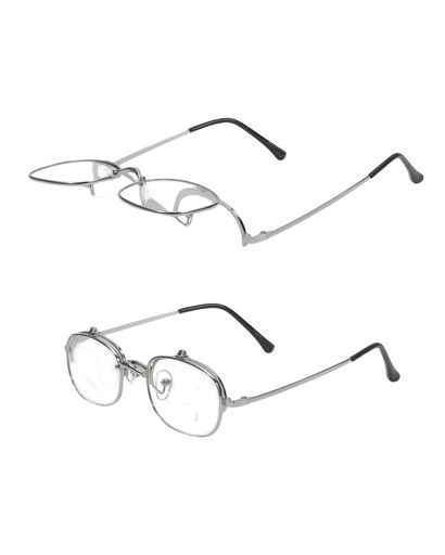 NEGISU 跳ね上げ式老眼鏡 携帯用 えんきん両用 メンズ レディース 遠近両用 おしゃれ reading glasses 1.0 1.5 2.0 2.5 3.0 3.5 4.0 LY9128