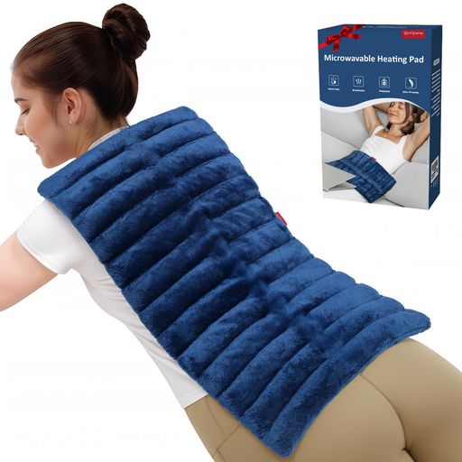 Comfytemp電子レンジ加熱パッド65x33cmホットパック電子レンジ対応温かい水蒸気発生首肩こり肩あたため背中の不快繰り返し使用可能オフ..
