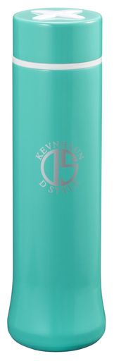 ケヴンハウン(Kevnhaun)スリムマグボトル500mlターコイズ/ティール水筒回して開けるスクリュータイプ保温保冷対応真空断熱二重構造北欧デザインKDS440