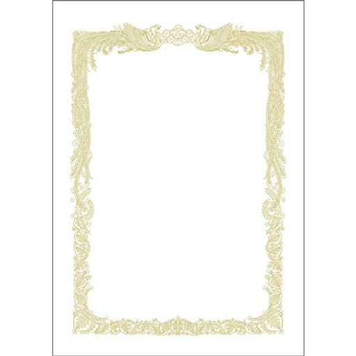 ササガワ賞状用紙タカ印OA対応横書き用白B4100枚10-1171