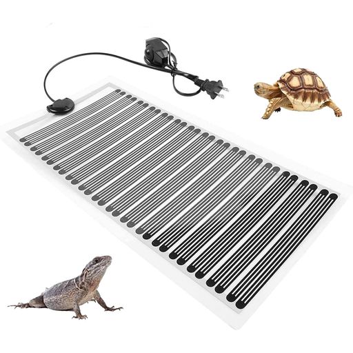 パネルヒーター爬虫類ハムスターマルチパネルヒーター回転スイッチ温度調整25W爬虫類用シートヒーター両生類爬虫類ヒーターシート加熱マットペット用ヒーターピタリ適温プラス小動物…
