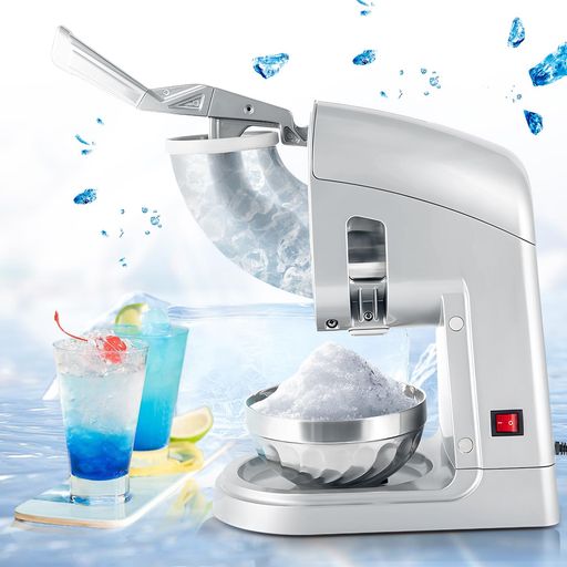 CGOLDENWALL業務用かき氷機電動アイスクラッシャー製氷機業務用ワンタッチスイッチ300kg/h製氷能力300w..