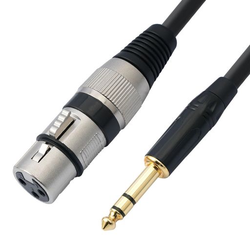 【6.35mm to XLR 変換ケーブル】xlr 6.35mm 変換ケーブルはより多くの機器やアプリケーションに対応する高度な適応性を持ち。 【優れた耐久性】XLR - 6.35mmケーブルは、耐摩耗性と柔軟性に優れた高品質のPVCジャケットを使用しています、しなやかで曲げや引張りに強く、ケーブル自体に負荷がかかりにくい。 【感動の音質体験】xlr ケーブルは音質の劣化を防ぐ金メッキプラグ&amp;純銅導体を採用し、より抵抗や歪みが少ないので解像度が高く、高い音質を保ったまま音を伝達! 【品質の高い材質】アルミニウム箔による二重シールドを搭載で、摩擦による電気ノイズを防いで、音質を大幅に改善。 【幅広い互換性】本製品6.35mmオスからXLRメスへのマイク変換ケーブルは6.35mmコネクタを持つミキサー、電子ピアノやギターアンプとXLRコネクタを持つマイクなどに適用します。ライブハウスやレコーディングスタジオ、自宅でのDTM、プロ録音のベスト選択です。