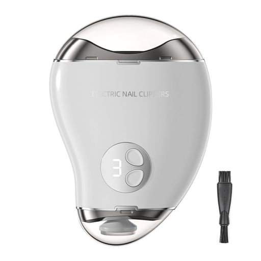 voocye電動爪切り爪磨き電動両用3段階スピード電動爪削り電動爪やすり低騒音設計Type-C充電式LEDライト..