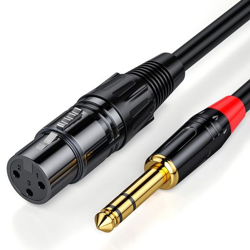 【3.5 mm to XLR本製品はバランスTRS 3.5mm(公)to xlr(母)変換ケーブルである。星(塗り潰し)注意:本製品は平衡ケーブルであり、不平衡ケーブルには対応していない。 【高品質材質】ケーブルは亜鉛合金の頑丈な外観を採用し、品質と耐久性を追求している。 【優れた音質】ケーブルとデュアルチャネル伝送音をバランスさせる。高忠実度、音声性能を維持するために、ケーブルは純銅導体、高品質メッキプラグ、純銅編みネットとアルミニウム箔を用いて遮蔽し、オーディオ信号を遮らず、超明瞭で損失のないオーディオ出力を確保する。 【広範な交換性】ケーブルは、共通XLRコネクタを有する装置(例えば、ハイブリッドコンソール)と、1/4インチ(6.35 mm)バランスTRSジャックを有する装置(例えば、電源スピーカ)に接続することができる。スタジオ録音、ライブスタジオ、専門的な音響情報、ホームシアター環境における信号ケーブルとして広く使用されている。 【頑丈で耐久性】バランスマイクケーブルを包むコード本体には、環境に配慮した難燃性PVCカバーを採用。