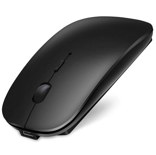 SchekiマウスBluetoothType-C充電式ワイヤレスマウス無線マウス超薄型静音3DPIモード高精度持ち運び便利USB充電式USBレシーバーなしブラック