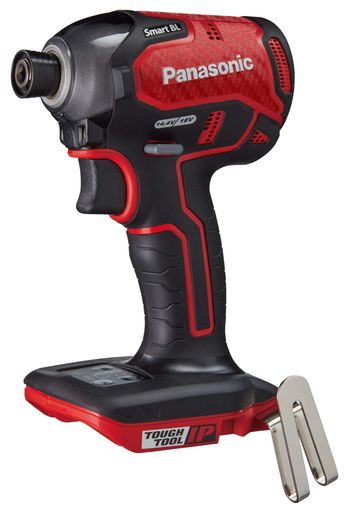 パナソニック(Panasonic)充電インパクトドライバー本体のみ(電池パック・充電器・ケース別売)デュアル(14.4V/18V)スマートBL170N・m(18V使用時)IP56EZ76A1X-Rレッド