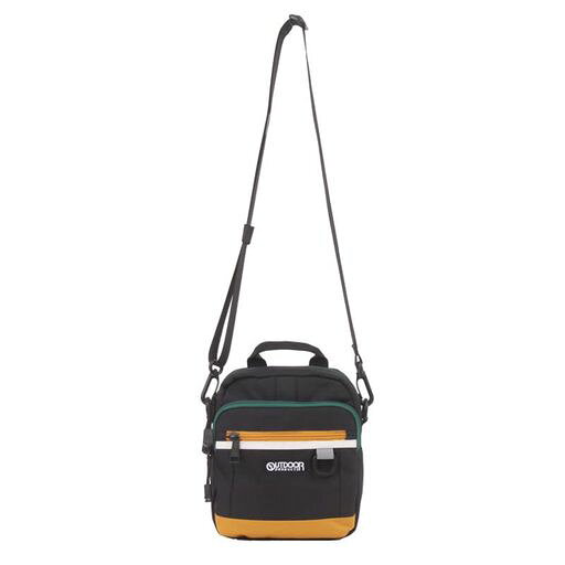 Material 600Dポリエステル Size W18cmxH28cmxD6cm Weight 本体:約190g Spec 【外側】 前面ファスナーポケットx2 背面ポケットx1 【メインファスナーポケット】 ポケットx1