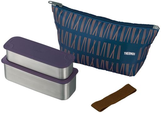 サーモスフレッシュランチボックス2段式コンDSA-602WKON(3.0)