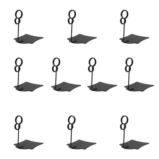 kaocoポップスタンド卓上クリップ10個カード立てステンレスメニュー立て値札プライスカード