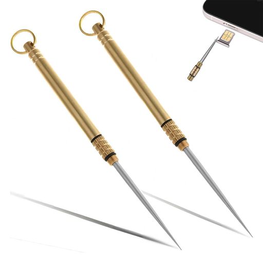 BOJIDO多機能チタン製爪楊枝つまようじ2個セットアウトドアやキャンプに最適フルーツピックとしても活用可能キーホルダー付きで携帯しやすく軽量で収納が便利なポータブルタイプです