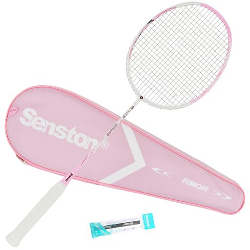 Badminton - SenstonバドミントンラケットS370軽量カーボンファイバー製のバドミントンラケットグリップサイズ5Uのプロ用