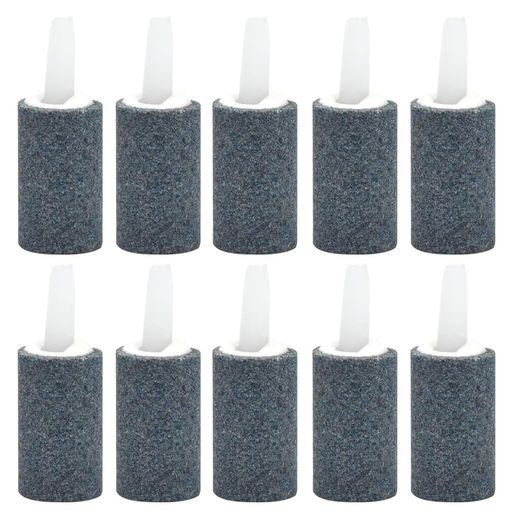【製品仕様】サイズ:15mm*25mm(D*H)。 正味重量: 6.8g/個。内径 4mmチューブに適します。色:グレー ジェット容量:0.8L /分、推奨エアポンプパワー:2W-4W。円筒形。高出力空気ポンプと一緒に空気循環に使えます。パッケージ内容:10個の円筒形エアストーン。生き物の寿命を延ばし、お魚に健康な環境を作成するのに役立ちます。 【微細気泡ディフューザー】。機能: バブル石は、酸素レベル、低CO2や昇給のpHを上昇させます。成功した呼吸法のための水生魚を維持するための重要な手段です。エアーポンプに取り付けると、微細孔設計の優れた鉱物材料は酸素置換のために大量の小さな気泡を生成することができる。水槽に酸素を供給します。効果的に酸素と栄養を増加させ、水族館や水培育システムの二酸化炭素のレベルを低下させます。 【環境にやさしい素材】魚類・植物の成長環境をグレードアップします。耐高温性、耐水洗性、耐高温焼結性、環境にやさしい鉱物の材料で作って、栄養液の寿命を延長して、健康を維持します。 バブル石は、一般的に通気石とエアレーターとして知られています。それは、通気、ろ過で良い耐久性があります。