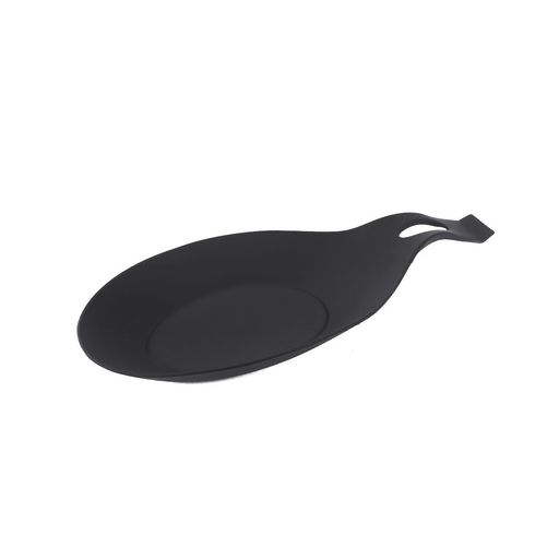 革新的なキッチン用品 シリコンスプーンレストがあれば スプーンやスパチュラの管理がスッキリ (ブラック)
