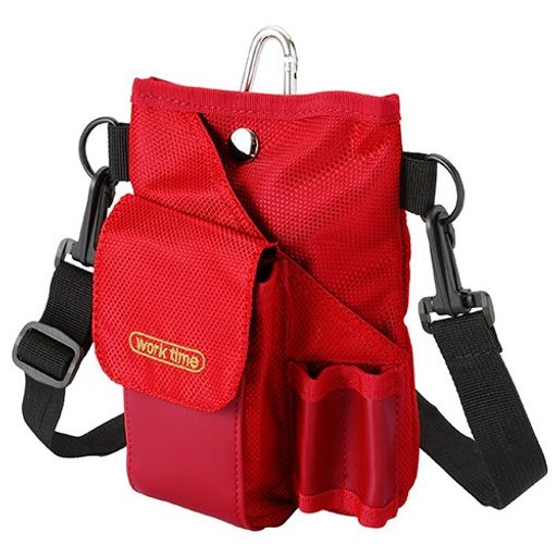 品番:BO-06R カラー:レッド 寸法:7.48"hx5.31"wx2.36"l 用途:各種小物の収納、携帯 材質:ポリエステル、レザー