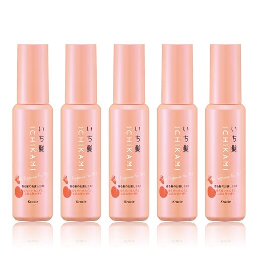 いち髪 香る髪のお直しミスト モイスト 60mlx5 セット | 夕方の髪もさらさらに ヘアミスト ヘアスプレー 前髪 ベタつき におい ケア シャンプーしたてのような香り