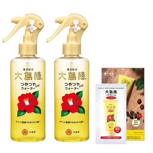 ダメージコントロール 椿油・ツバキセラミド配合のヘアウォーターです。 髪に必要な水分を与え、しっとりまとまりやすくします。 ドライヤーの熱や紫外線(UVB)などの刺激による枝毛やパサつきから髪を守ります。 髪一本一本をなめらかに整え、うるおいのあるつややかな髪に仕上げます。 ブロー前の寝ぐせ直しにもご使用いただけます。