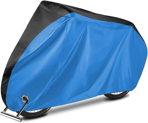 自転車カバー子供乗せ防水大型【改良最新型】バイクカバー原付カバー盗難防止紫外線防止防埃防水防雪UVカット丈夫収納袋付(赤子供乗せ)