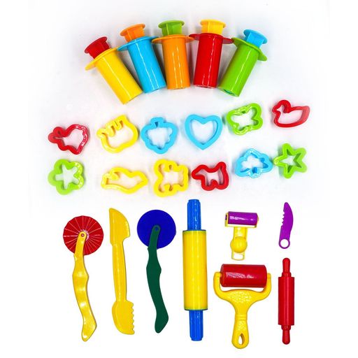 KKLMねんどツールDIY手作り道具セット粘土生地ツールキットぬき型押出機ツール付きかわいいねんど形お..