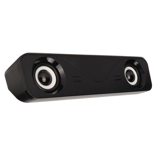 0102015デスクトップスピーカー、プラグアンドプレイコンパクトな低消費電力ポータブルスピーカー、PC用ラップトップ用ワイヤーコントロール付き(2.0)