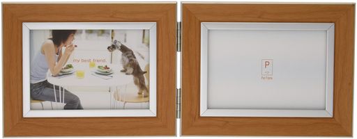 型番: 452649 外寸:174x134mm 内寸:127x89 mm 窓寸:120x80 mm 重量:370g 収納サイズ:Lx2 掛・置き対応 パッケージ形状:かぶせ箱 素材: 本体[ 樹脂製 ] 表面材:ガラス 壁掛け用金具付き
