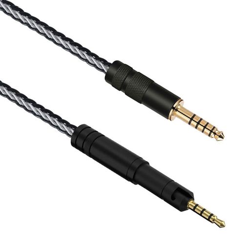 ipovoq 4.4mm HD620S HD598 HD599 HD560s ヘッドホン 対応用 バランスケーブル 1.8...