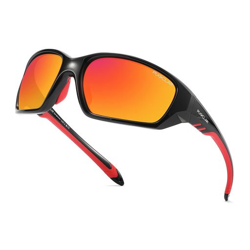 Sunglasses - [PUKCLAR]パクラー偏光スポーツサングラス(男女兼用)運転用サングラスサイクリングランニングフィッシング用ゴーグルフレーム