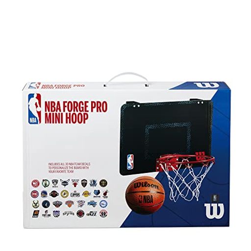 Wilson(ウイルソン)バスケットボール用ゴールNBAFORGETEAMMINIHOOP(NBAフォージチームミニフープ)ゴール高さ27.9cmx幅45.7cmxボール:直径12.7cmブラック