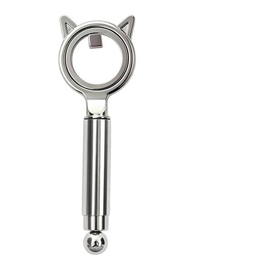 ADOFUN ネイルマグネット 磁石強力 2WAY【視界を遮らない猫耳デザイン】初心者でも成功率アップ 金属製 ジェルネイル キャッツアイ用 くり抜き フレンチ セルフネイル ネイルツール(シルバ…