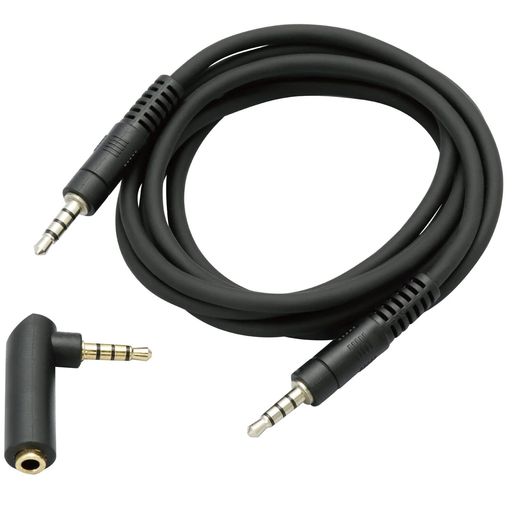 TECH 3.5mm コネクタ TRRS (4極) オス-オス ケーブル 1.5m TRSM-1.5