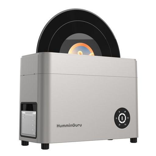 HumminGuruハミングルNOVA超音波式アナログレコードクリーナー(NOVA白砂色7”/10”/12”)