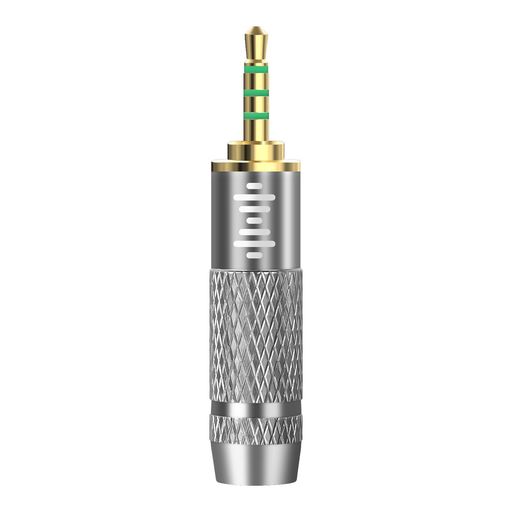 Geekria 2.5mm 4極バランスオス - 3.5mm 4極バランスメス ヘッドホン変換アダプター 2.5mmバランス出力デバイス対応 アルミ合金製オーディオコンバーター 金メッキ