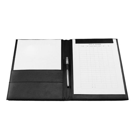 サイズ:32*24*2CM、上品なPUを採用して、手触りよい、見た目はお洒落なクリップボード! 左には2段ポケット、1段は文書を入れます、もう1段は名刺、カードを収納できます。右はA4サイズのファイルをはさむ磁石クリップです。使いやすい構造です。 ペンホルダーも付いているので、会議や外出などの書類記載時にも便利! 二つ折りで、中に入れるフォルダー、会議資料、名刺などをきちんと守ってくれます。 PU革製で汚れた時に濡れたタオルで軽く拭くたけでキレイになることは嬉しいポイント!高品質なので、ご自分用はもちろん、プレゼントとしても最適!