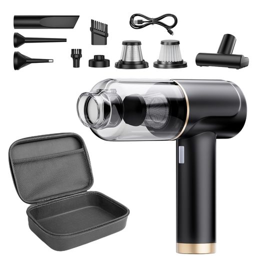 ハンディクリーナー多機能【2種吸引モード&ダストセンサーライト付き】Dantee38000Pa強力吸引力車用掃除機コードレス吹き飛ぶ/吸い込む/空気入れ/空気抜きハンディ掃除機低噪音对策LED照パ…